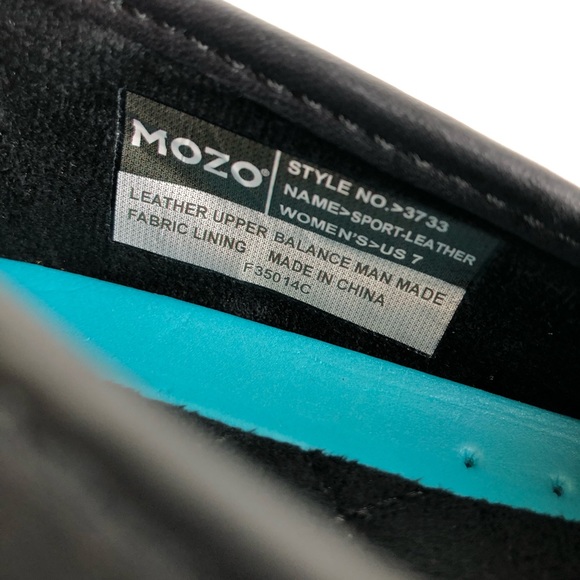 Mozo Sport Leather Slip-On Black Flat - Picture 12 of 12